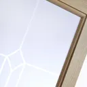 4 panel 2 Lite Frosted Glazed Knotty pine Internal Bi-fold Door set, (H)2005mm (W)815mm