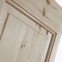 6 panel Knotty pine Internal Bi-fold Door set, (H)1945mm (W)675mm
