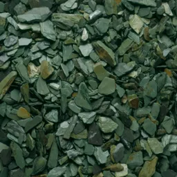 Blooma Green 20mm Slate Decorative chippings, Large 22.5kg Bag