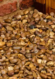 Blooma Brown 40mm Stone Rounded pebble, 790kg Bag