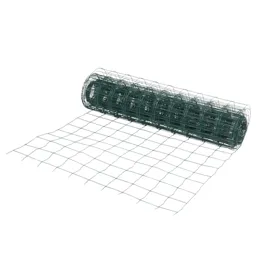 Blooma Green PVC-coated Steel Wire mesh fencing, (L)20m (W)1m (7600g)