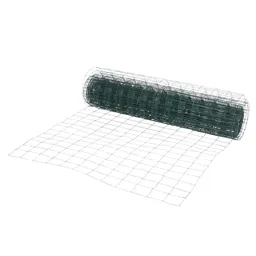 Blooma Green PVC-coated Steel Wire mesh fencing, (L)25m (W)1.2m (13100g)