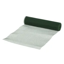 Blooma Dark green PVC-coated High-density polyethylene (HDPE) Wire mesh fencing, (L)5m (W)0.5m (750g)