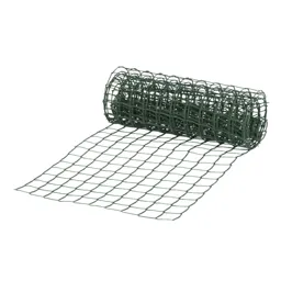 Blooma Dark green PVC-coated High-density polyethylene (HDPE) Mesh fencing, (L)5m (W)0.5m (750g)