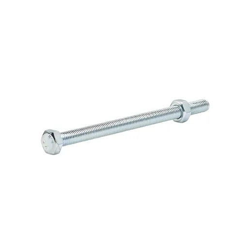M8 Hex Bolt & nut (L)120mm, Pack of 10