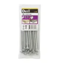 Diall M6 Hex Stainless steel Bolt & nut (L)65mm, Pack of 10