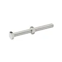 Diall M6 Hex Stainless steel Bolt & nut (L)65mm, Pack of 10