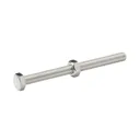 Diall M6 Hex Stainless steel Bolt & nut (L)75mm, Pack of 10