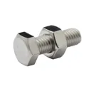 M8 Hex Bolt & nut (L)25mm, Pack of 10