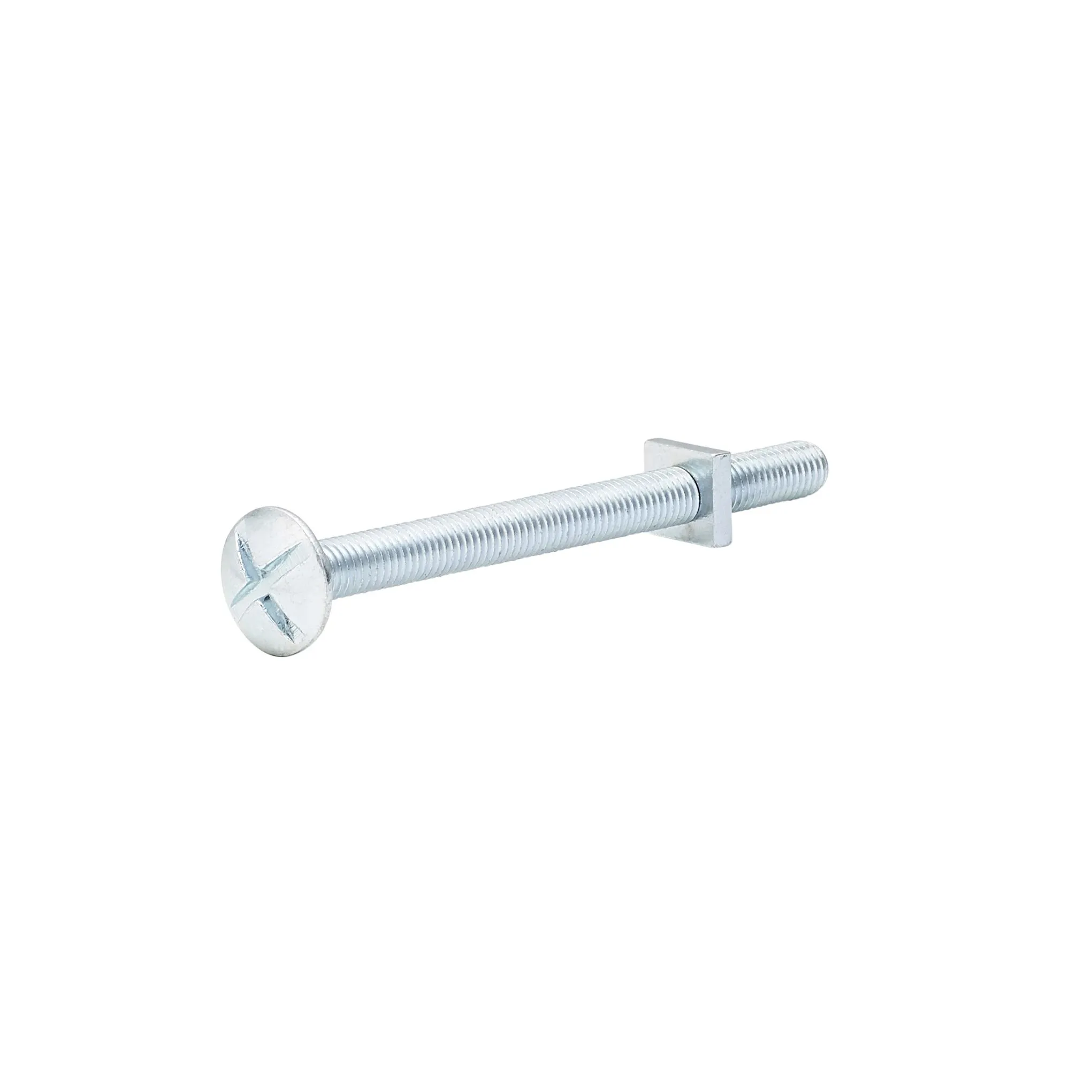 M8 Roofing bolt & nut (L)100mm, Pack of 10