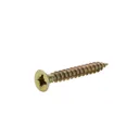 Diall Yellow zinc-plated Carbon steel Wood Screw (Dia)3mm (L)25mm, Pack of 100