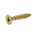 Diall Yellow-passivated Carbon steel Screw (Dia)5mm (L)30mm, Pack of 500