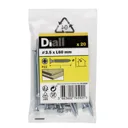 Diall Zinc-plated Carbon steel Wood Screw (Dia)3.5mm (L)60mm, Pack of 20