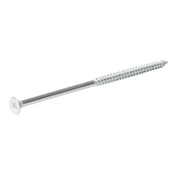 Diall Zinc-plated Carbon steel Wood Screw (Dia)5mm (L)120mm, Pack of 20