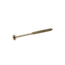 Diall Yellow-passivated Carbon steel Screw (Dia)6mm (L)120mm, Pack of 100