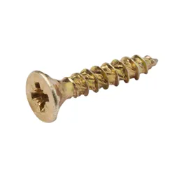 TurboDrive Yellow-passivated Steel Screw (Dia)3mm (L)16mm, Pack of 20
