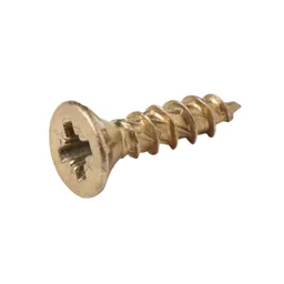 TurboDrive Yellow-passivated Steel Screw (Dia)4mm (L)16mm, Pack of 20