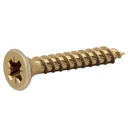 TurboDrive PZ Double-countersunk Yellow-passivated Steel Screw (Dia)3mm (L)20mm, Pack of 100