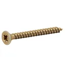 TurboDrive Yellow-passivated Steel Screw (Dia)3mm (L)30mm, Pack of 100