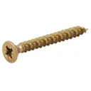 TurboDrive Yellow-passivated Steel Screw (Dia)4.5mm (L)40mm, Pack of 100