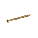 TurboDrive Yellow-passivated Steel Screw (Dia)3.5mm (L)50mm, Pack of 20