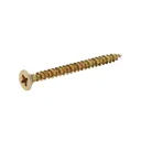 TurboDrive Yellow-passivated Steel Screw (Dia)5mm (L)60mm, Pack of 20