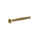 TurboDrive Yellow-passivated Steel Screw (Dia)5mm (L)60mm, Pack of 100