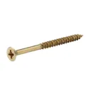 TurboDrive Yellow-passivated Steel Screw (Dia)6mm (L)80mm, Pack of 20