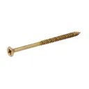 TurboDrive Yellow-passivated Steel Screw (Dia)5mm (L)90mm, Pack of 20