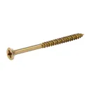 TurboDrive Yellow-passivated Steel Screw (Dia)6mm (L)90mm, Pack of 20