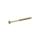 TurboDrive PZ Double-countersunk Yellow-passivated Steel Wood screw (Dia)5mm (L)90mm, Pack of 100