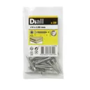 Diall Stainless steel Screw (Dia)4mm (L)30mm, Pack of 20