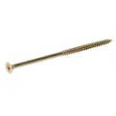 Diall Yellow-passivated Steel Screw (Dia)8mm (L)120mm, Pack of 1