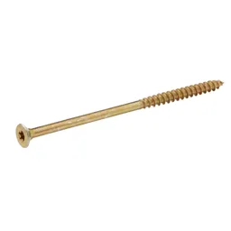 Diall Yellow-passivated Steel Screw (Dia)8mm (L)160mm, Pack of 1