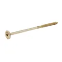 Diall Yellow zinc-plated Carbon steel Wood Screw (Dia)8mm (L)180mm