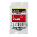 Diall Pan head Zinc-plated Carbon steel Screw (Dia)4.2mm (L)13mm, Pack of 25