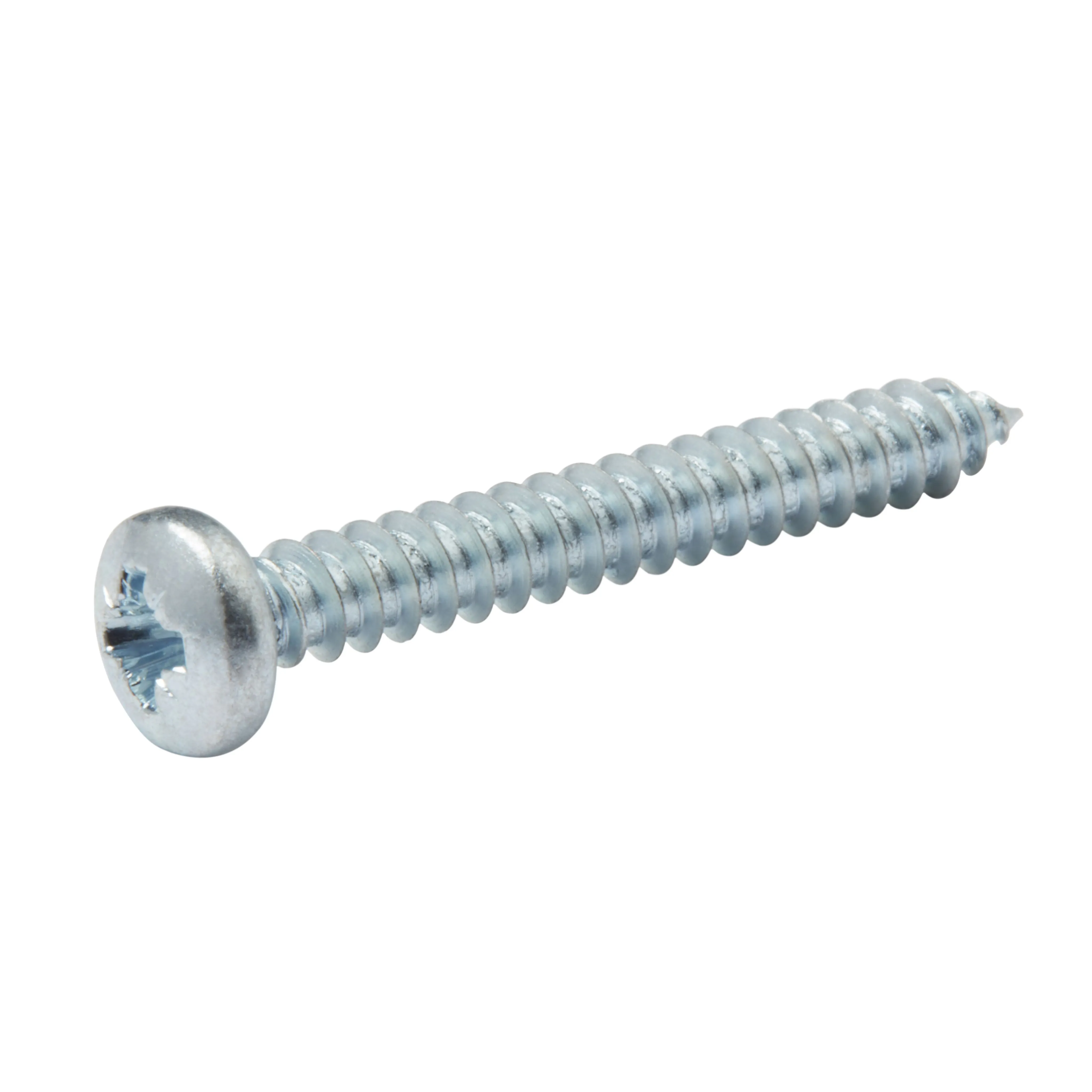 Diall PZ Pan head Zinc-plated Hardened steel Self-drilling screw (Dia)4.2mm (L)32mm, Pack of 25