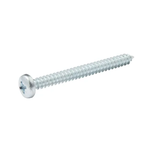 Diall PZ Pan head Zinc-plated Hardened steel Screw (Dia)4.8mm (L)50mm, Pack of 25