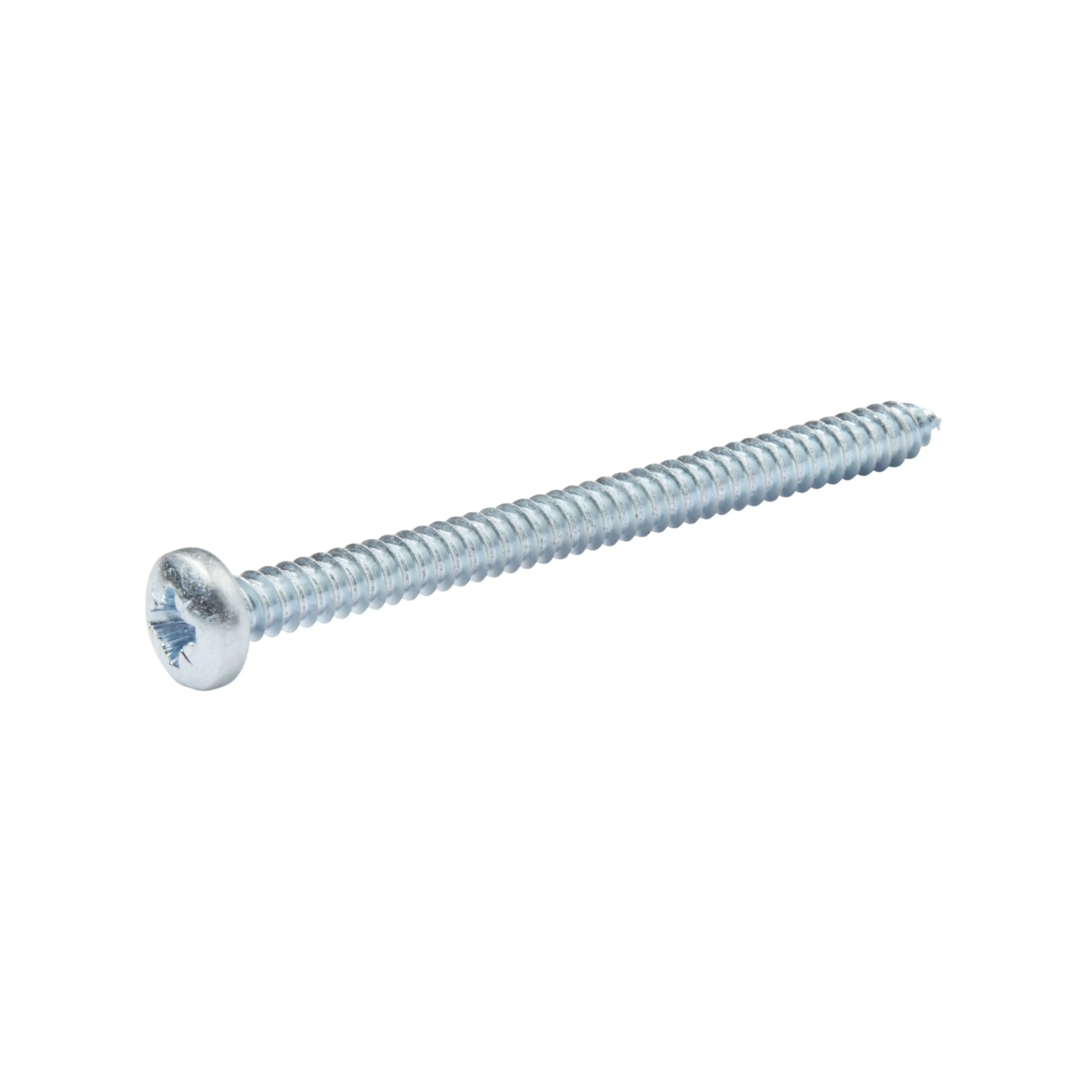 Diall Pan head Zinc-plated Carbon steel Screw (Dia)6.3mm (L)80mm, Pack of 25