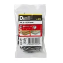 Diall Stainless steel Metal Screw (Dia)4.8mm (L)38mm, Pack of 25