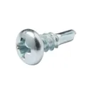 Diall Phillips Pan head Zinc-plated Carbon steel (C1022) Screw (Dia)3.5mm (L)9.5mm, Pack of 25