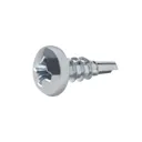 Diall Pan head Zinc-plated Carbon steel Screw (Dia)3.5mm (L)9.5mm, Pack of 200