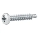 Diall Phillips Pan head Zinc-plated Carbon steel (C1022) Screw (Dia)4.2mm (L)25mm, Pack of 25