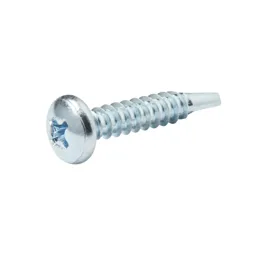 Diall Phillips Pan head Zinc-plated Carbon steel (C1022) Screw (Dia)4.8mm (L)25mm, Pack of 25