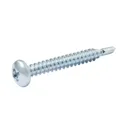 Diall Phillips Pan head Zinc-plated Carbon steel (C1022) Screw (Dia)4.8mm (L)38mm, Pack of 25
