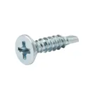 Diall Phillips Countersunk Zinc-plated Carbon steel (C1022) Screw (Dia)3.5mm (L)16mm, Pack of 25
