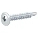 Diall Zinc-plated Carbon steel Screw (Dia)4.8mm (L)32mm, Pack of 100
