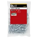 Diall Zinc-plated Carbon steel Metal Screw (Dia)5.5mm (L)50mm, Pack of 100