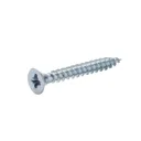 Diall Zinc-plated Carbon steel Screw (Dia)3.5mm (L)30mm, Pack of 20