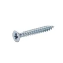 Diall Zinc-plated Carbon steel Screw (Dia)3.5mm (L)30mm, Pack of 100